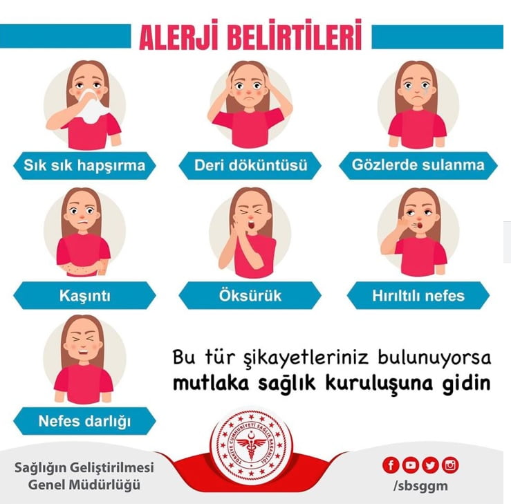 Alerji Nedir? Belirtileri Ve Çeşitleri Nelerdir? Alerji Testi Nerede ...