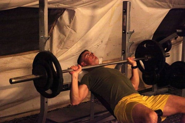 incline bench press